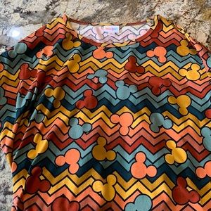 Disney LuLaRoe Mickey Design Irma Size Medium